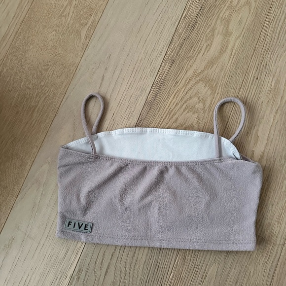 Lavender Spaghetti Strap Crop Top - Picture 2 of 2